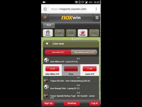 Noxwin mobile App - alles zu noxwin.com auf dem Smartphone