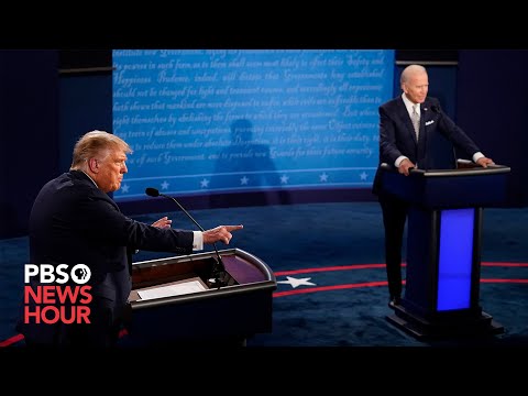 WATCH: Biggest moments of the first Trump-Biden debate in under 10 minutes