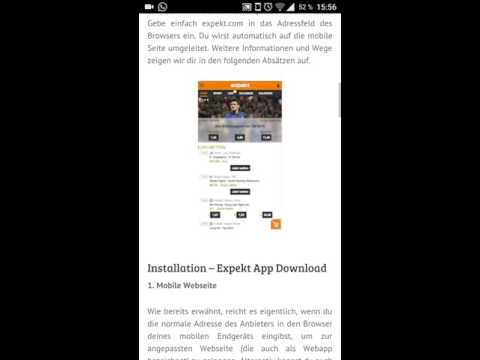 Expekt App - Test von expekt mobile für iPhone und Android APK
