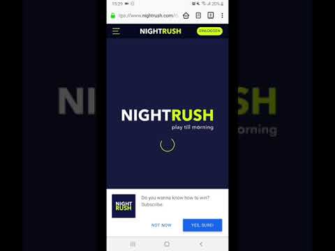 Nightrush App für Android Geräte &amp; iPhone