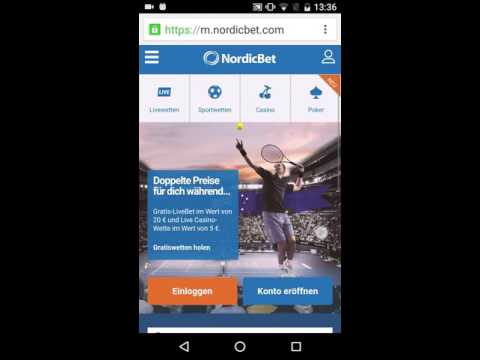 Nordicbet App - Vorstellung von Nordicbet mobile