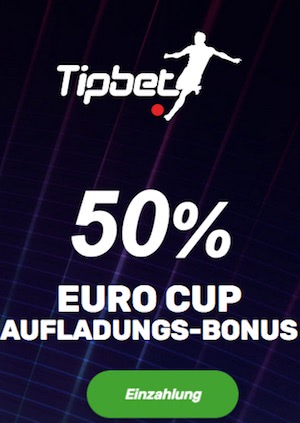 Tipbet 25€ Reload Bonus für die Europa und Champions League