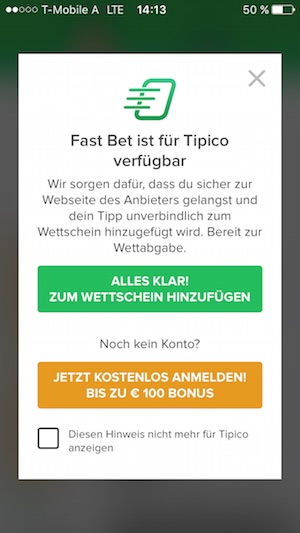 Mit Fast Bets schneller auf Fussball wetten