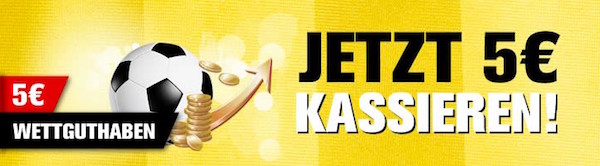 5 Gratis Wettguthaben 5 Gratis Wettguthaben