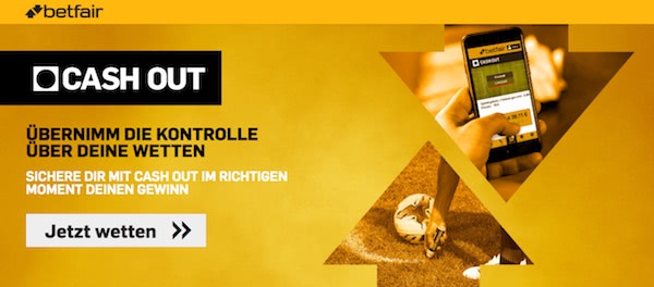 Die Cash Out Option bei Betfair