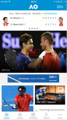 Australian Open Tennis App für Android & iPhone