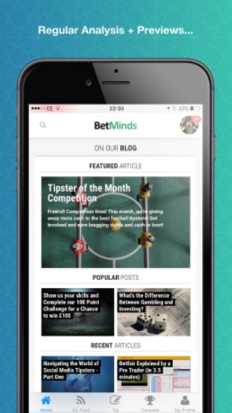 Betminds App: Wetten mit Freunden