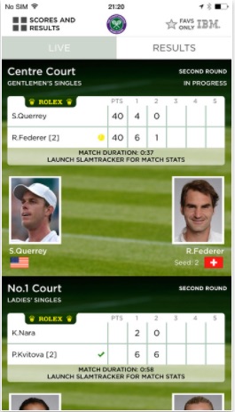 The Championships Wimbledon App für Android & iOS