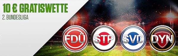 10€ Gratiswette zu Düsseldorf vs. Eintracht Braunschweig