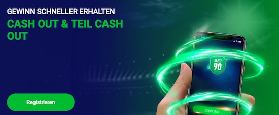 Cash Out bei Bet90