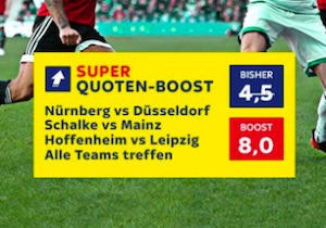 Super Quotenboost bei Skybet zum 6. Spieltag