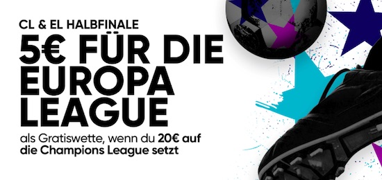 MoPlay 5€ Gratiswette Europa League