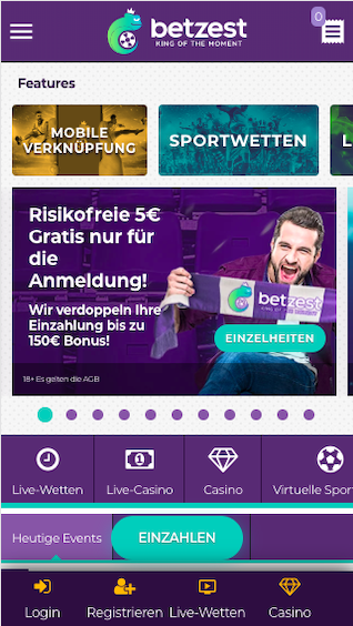 Verfügbarkeit der Betzest App auf allen Plattformen