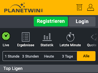So registrierst du dich in der Planetwin365 Sportwetten App