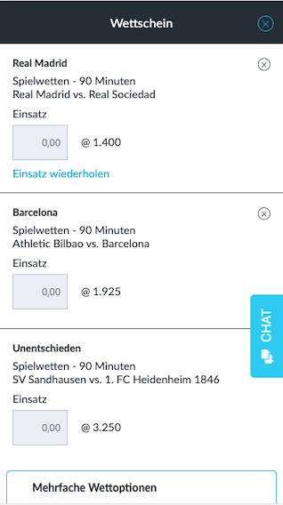 Betvictor App Wettschein