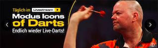 Alle Wetten & Quoten zur Icons of Darts Live League 2020 mit Raymond van Barneveld