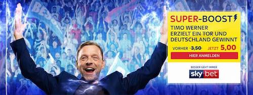 Quoten-Boost in der Nations League für Schweiz - Deutschland in der Sky Bet App für Android & iPhone
