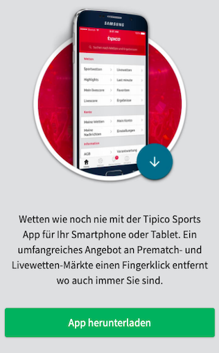 Alles zum Tipico App Download + Anleitung zum Herunterladen