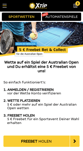 5 Euro Gratiswetten für die Australian Open 2022 in der Merkur Sports App für Android & iPhone