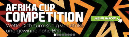 Bewerb rund um den Afrika Cup 2022 in der Happybet App für Android & iPhone