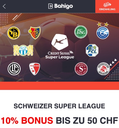 Bonus zum Start der Super League 2022/23 in der Bahigo App für Android & iPhone